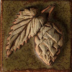 Hops on Decorative Tiles